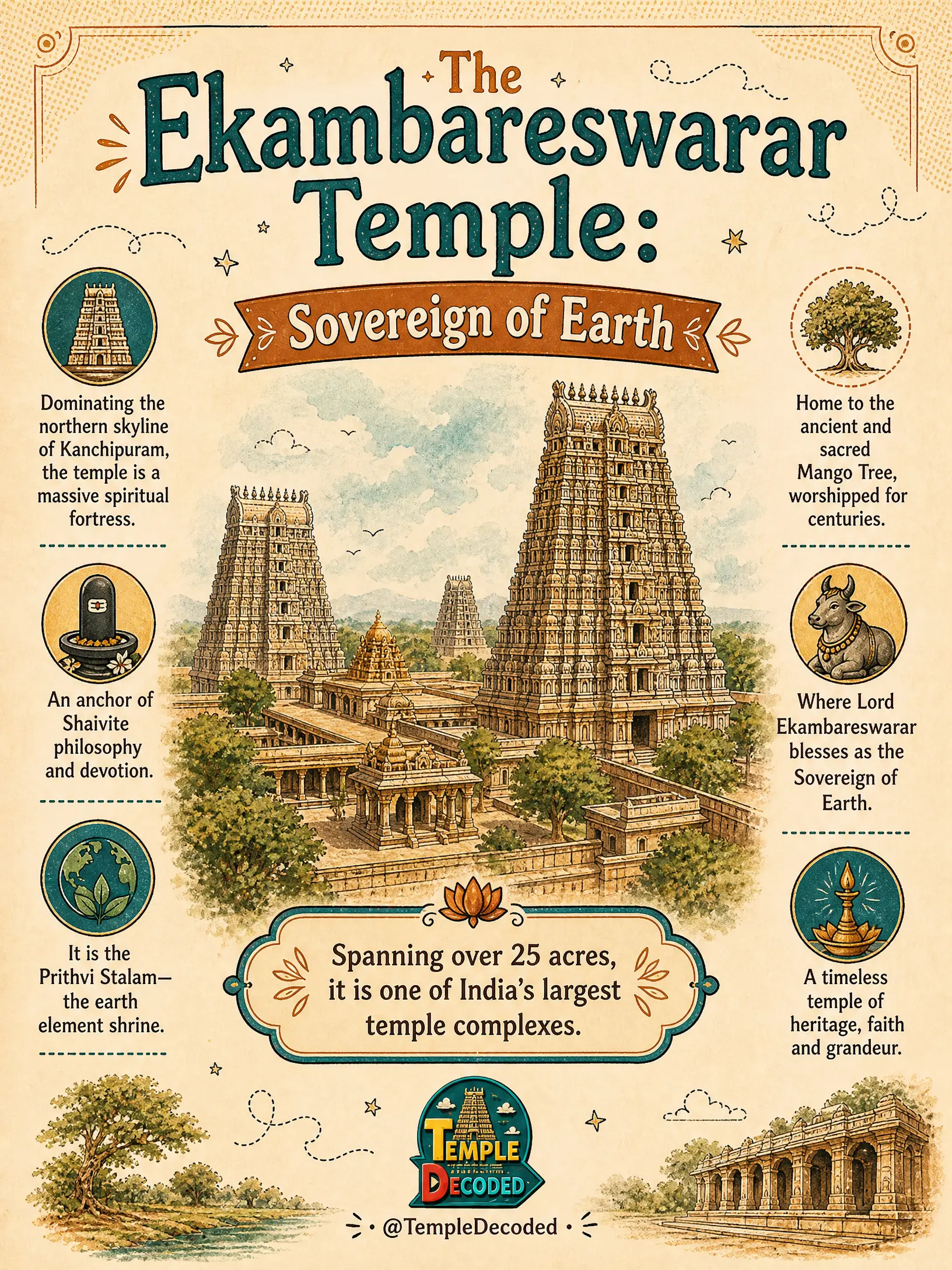 Ekambareswarar Temple: The Sacred Earth of Shiva